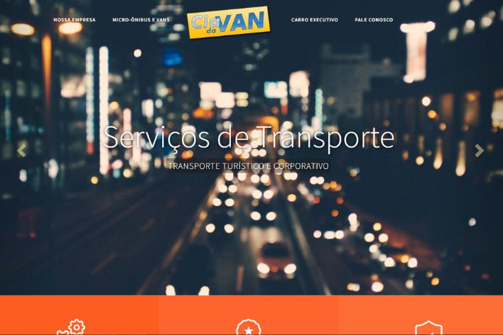 Desenvolvimento de site - Cia da Van